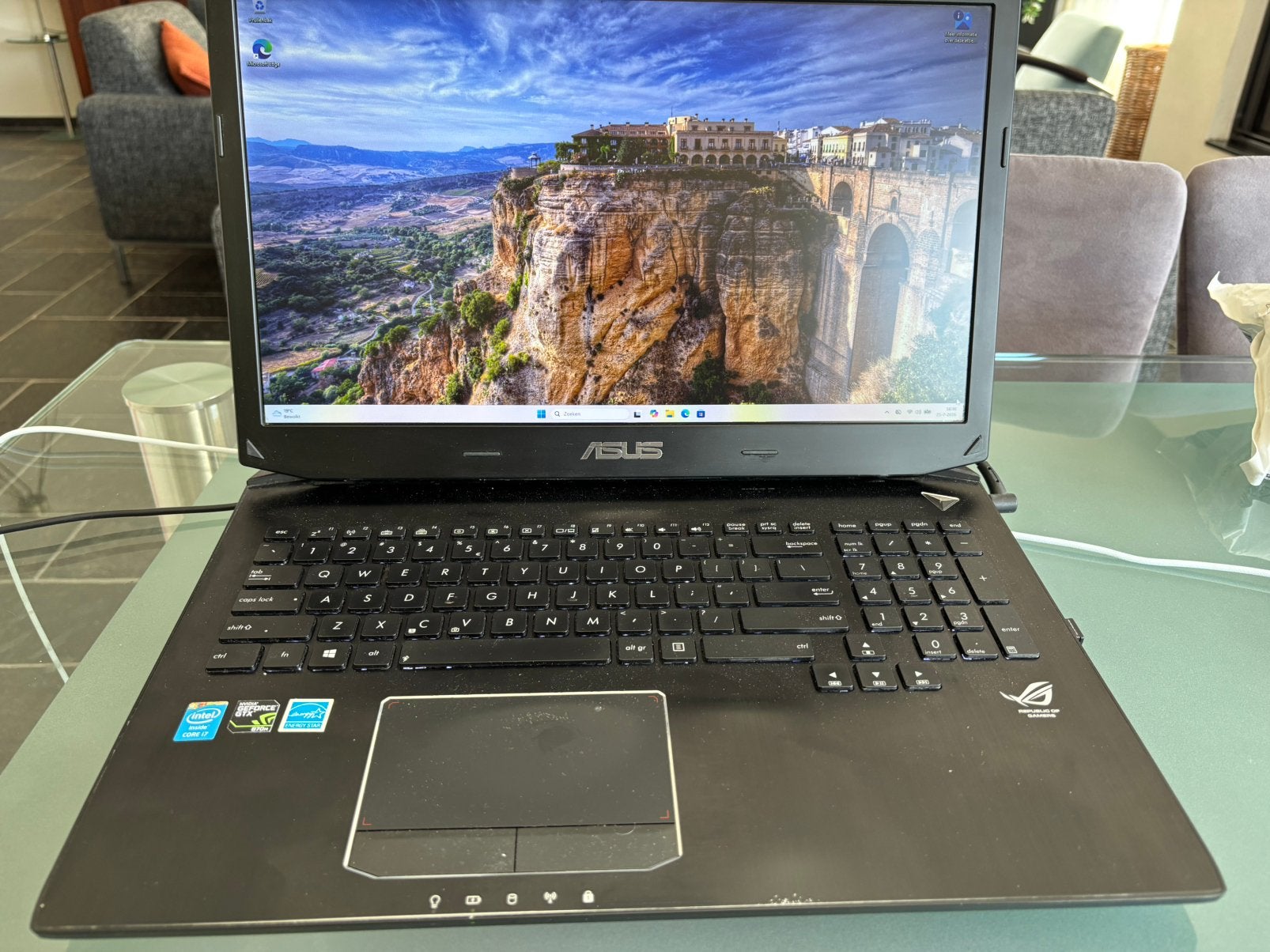 ASUS ROG G750JS 17,3”, i7, Win11, Nieuwe accu, 850 Pro SSD, Ophalen, Gebruikt, 2 tot 3 Ghz, Gaming
