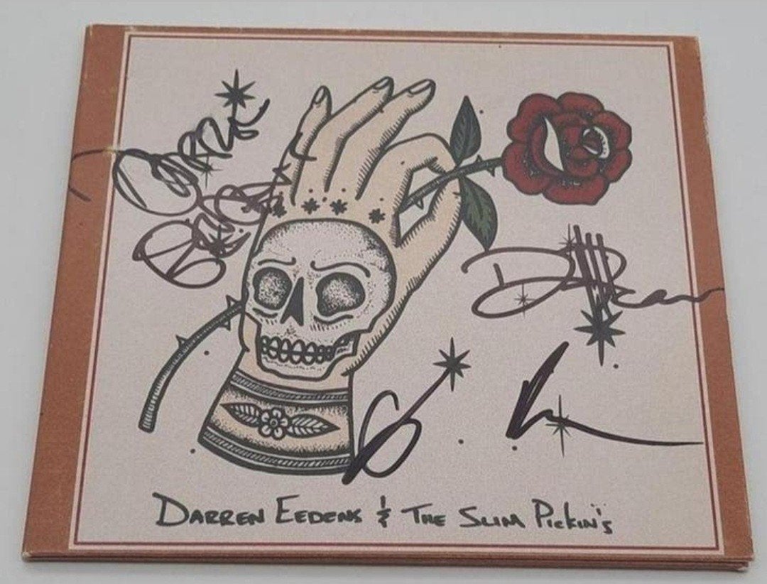 Darren Eedens & The Slim Pickin's cd GESIGNEERD!, Cd's en Dvd's, Cd's | Rock, Ophalen of Verzenden, Zo goed als nieuw, Poprock