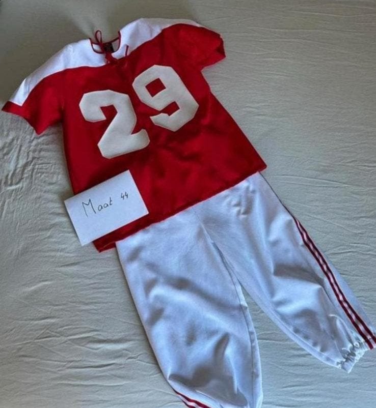 Football pak maat 44 incl helm, Ophalen of Verzenden, Gedragen
