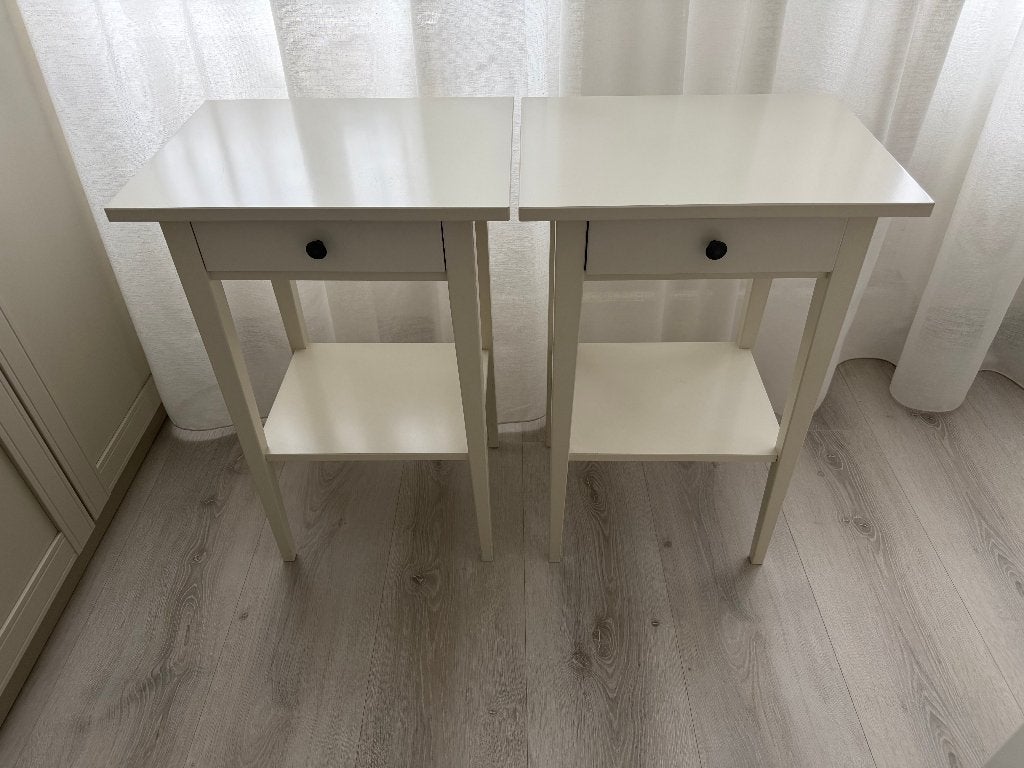 Ikea HEMNES nachtkastje (2x), Ophalen, Zo goed als nieuw, 45 tot 65 cm, 70 cm of meer