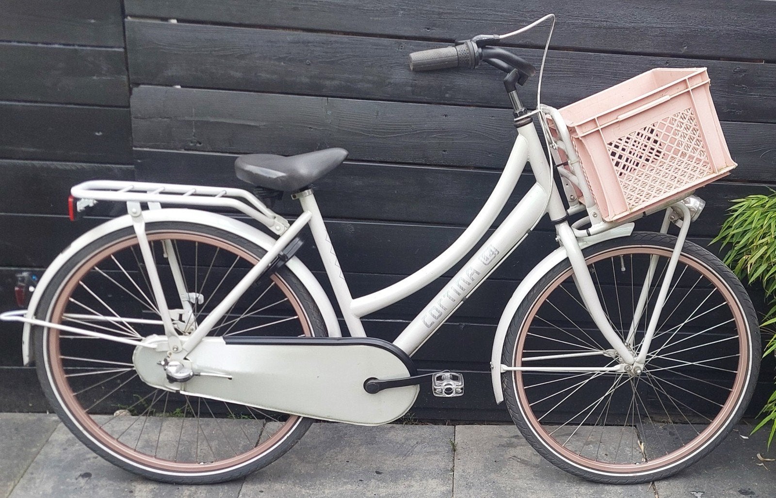 Cortina U4 transport Pure Utility 26" N3 AXA 2023, Terugtraprem, Gebruikt, Cortina U4 transportfiets, Versnellingen