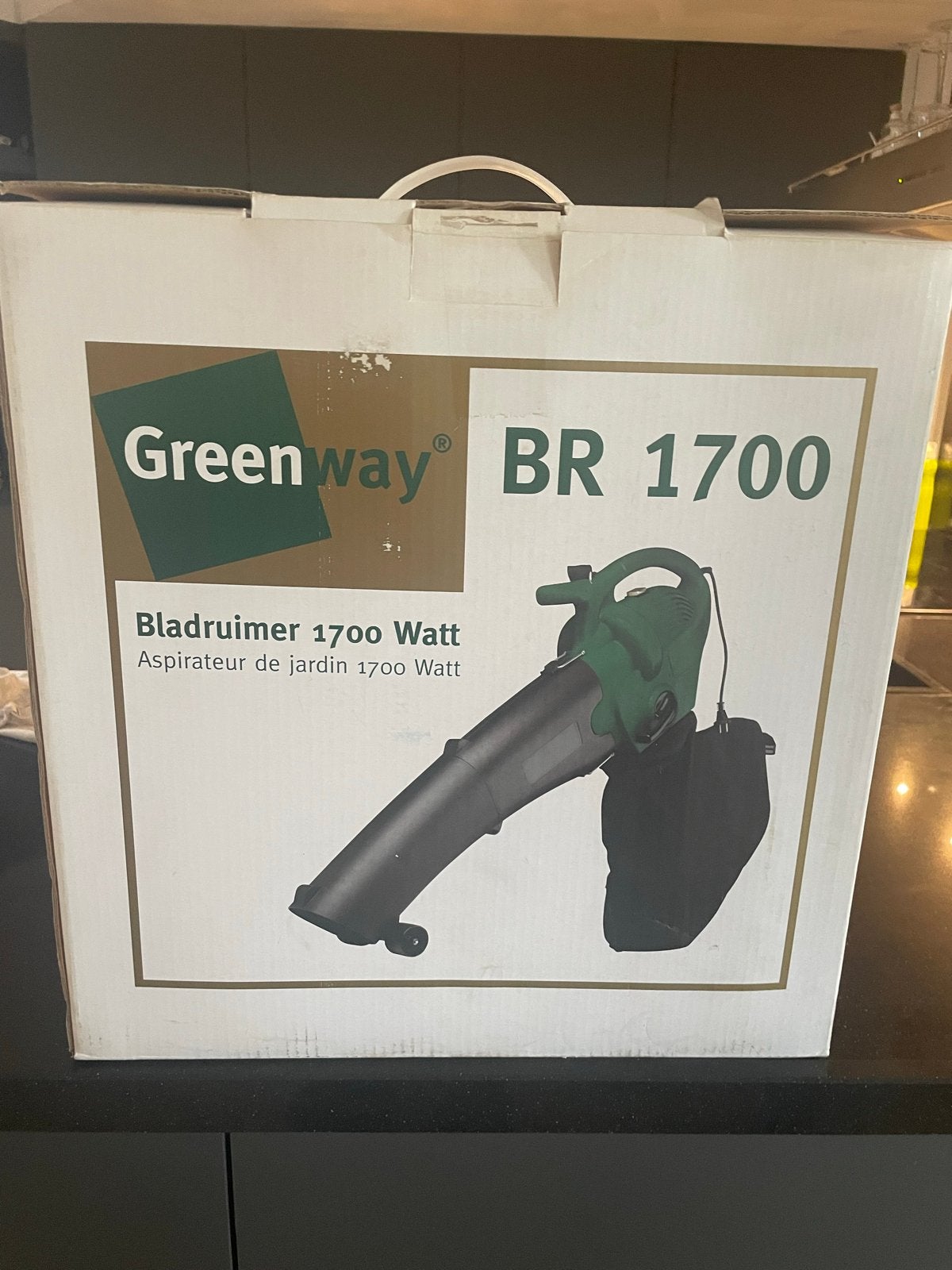 Greenway BR 1700 Bladblazer - Zuigen, Blazen, Versnipperen, Ophalen, Gebruikt, Handgedragen, Met opvangzak