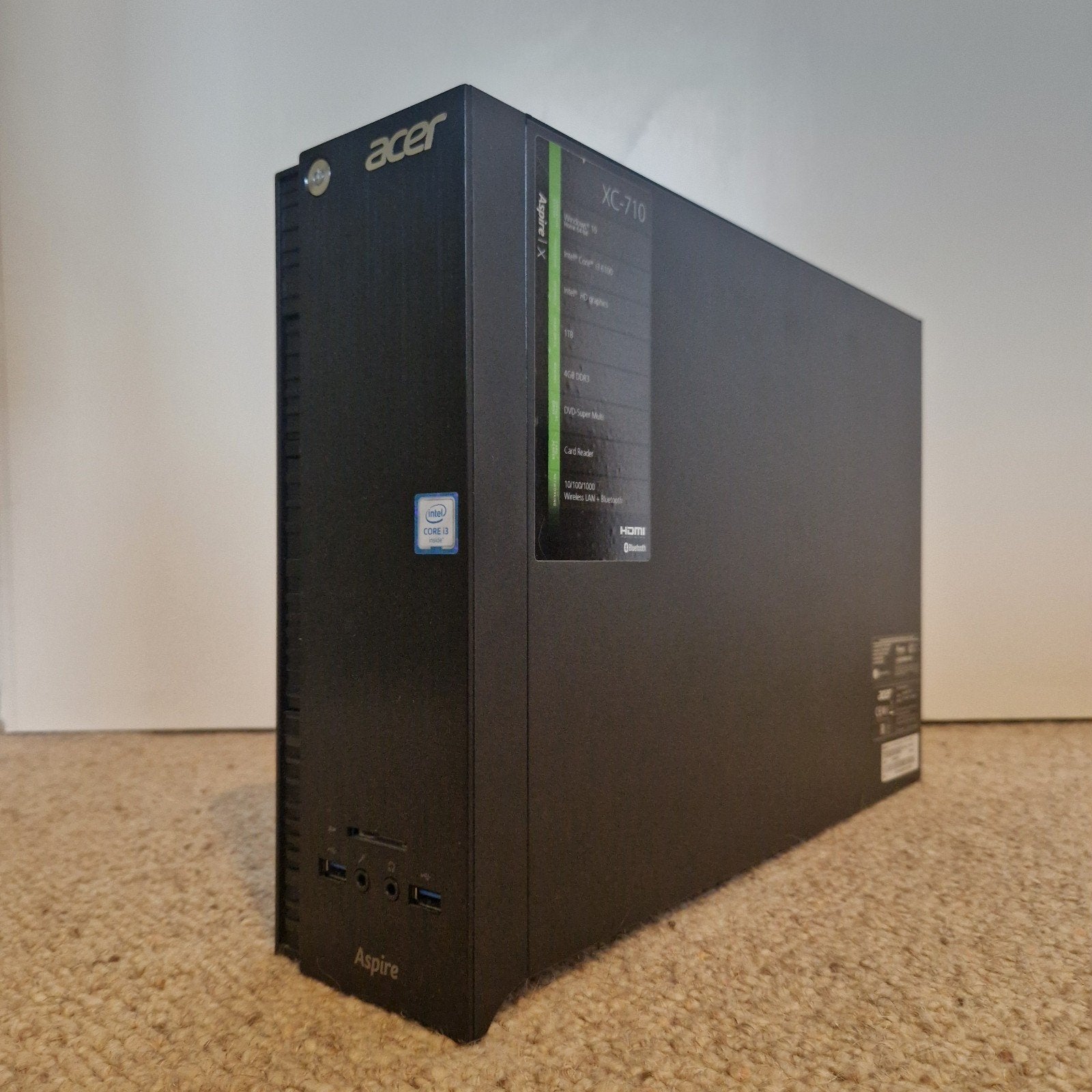 Acer Aspire XC-710 PC, Computers en Software, Desktop Pc's, HDD, Ophalen of Verzenden, Zo goed als nieuw, Acer Aspire