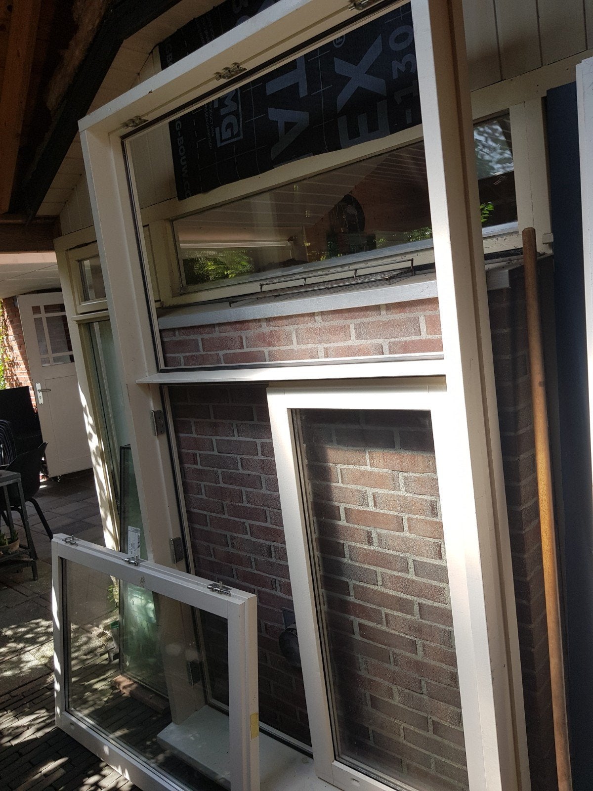 HARDHOUTEN KOZIJN  NIEUW !!, Doe-het-zelf en Verbouw, Kozijnen en Schuifpuien, Ophalen, Nieuw, Hout, Raamkozijn