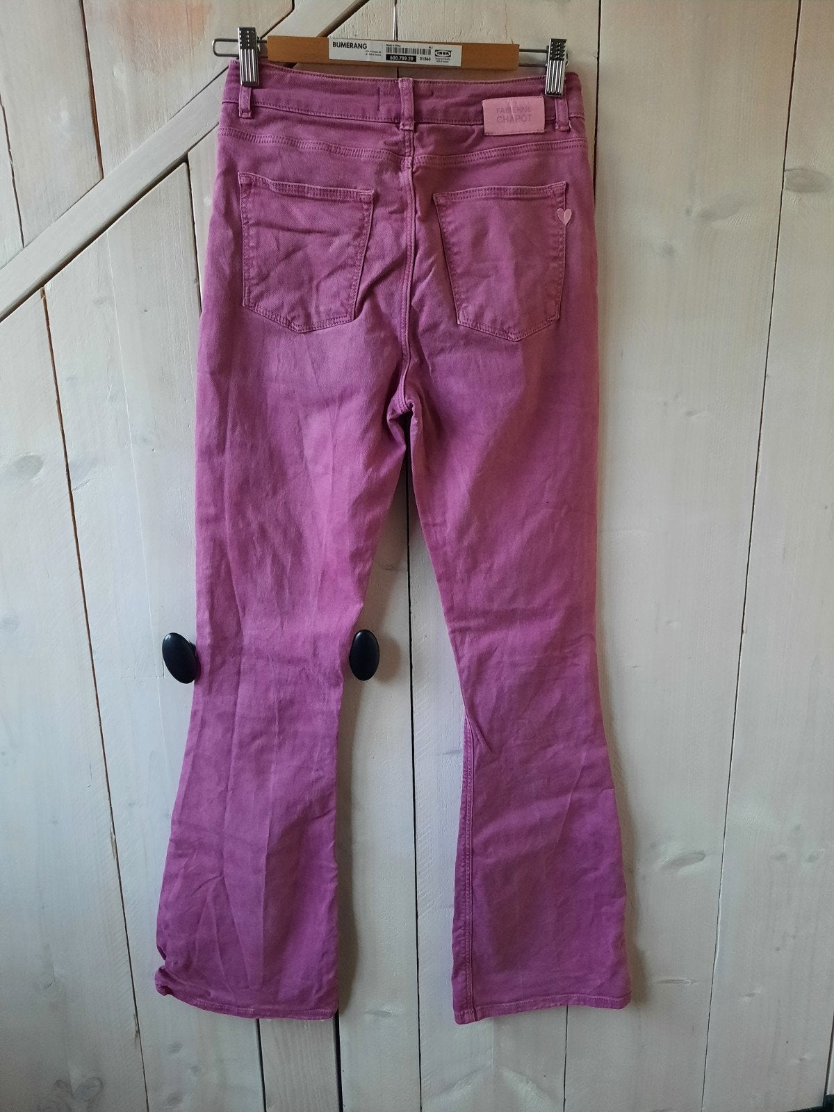 Fabienne Chapot Jeans 27/32 - Flared - Roze, Kleding | Dames, Overige kleuren, Ophalen of Verzenden, Zo goed als nieuw, Fabienne Chapot