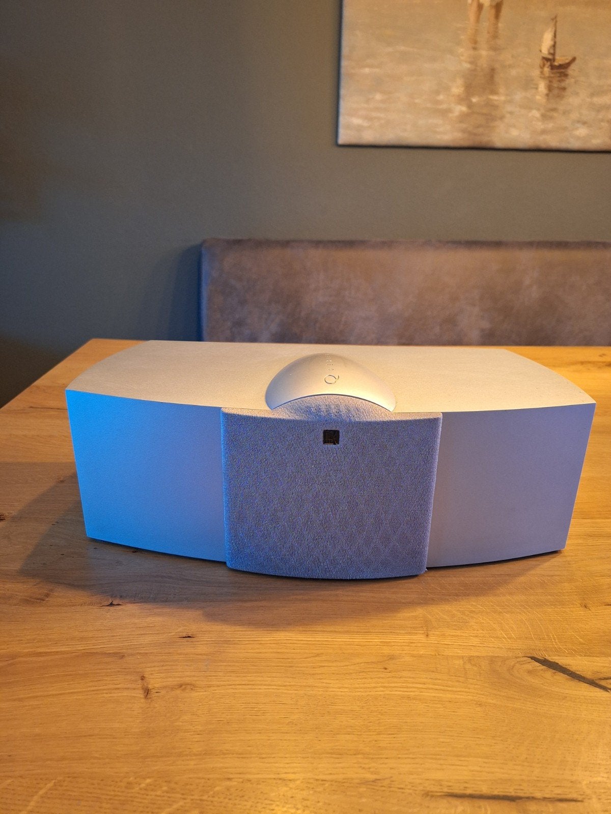 KEF Q6c Center Speaker - Zilverkleurig, Ophalen, Gebruikt, Center speaker, Minder dan 60 watt