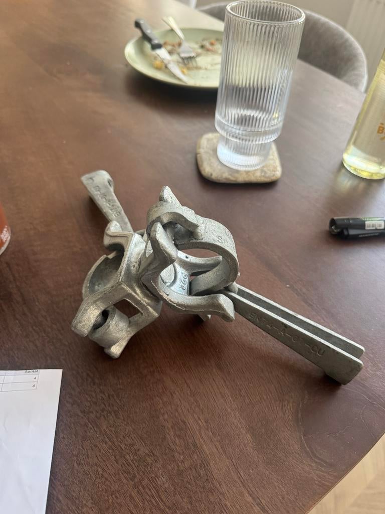 Steigerkoppeling / Steigerklem - nieuw Kniestuk 48,3mm, Ophalen of Verzenden, Gebruikt, Overige typen, Minder dan 2 meter