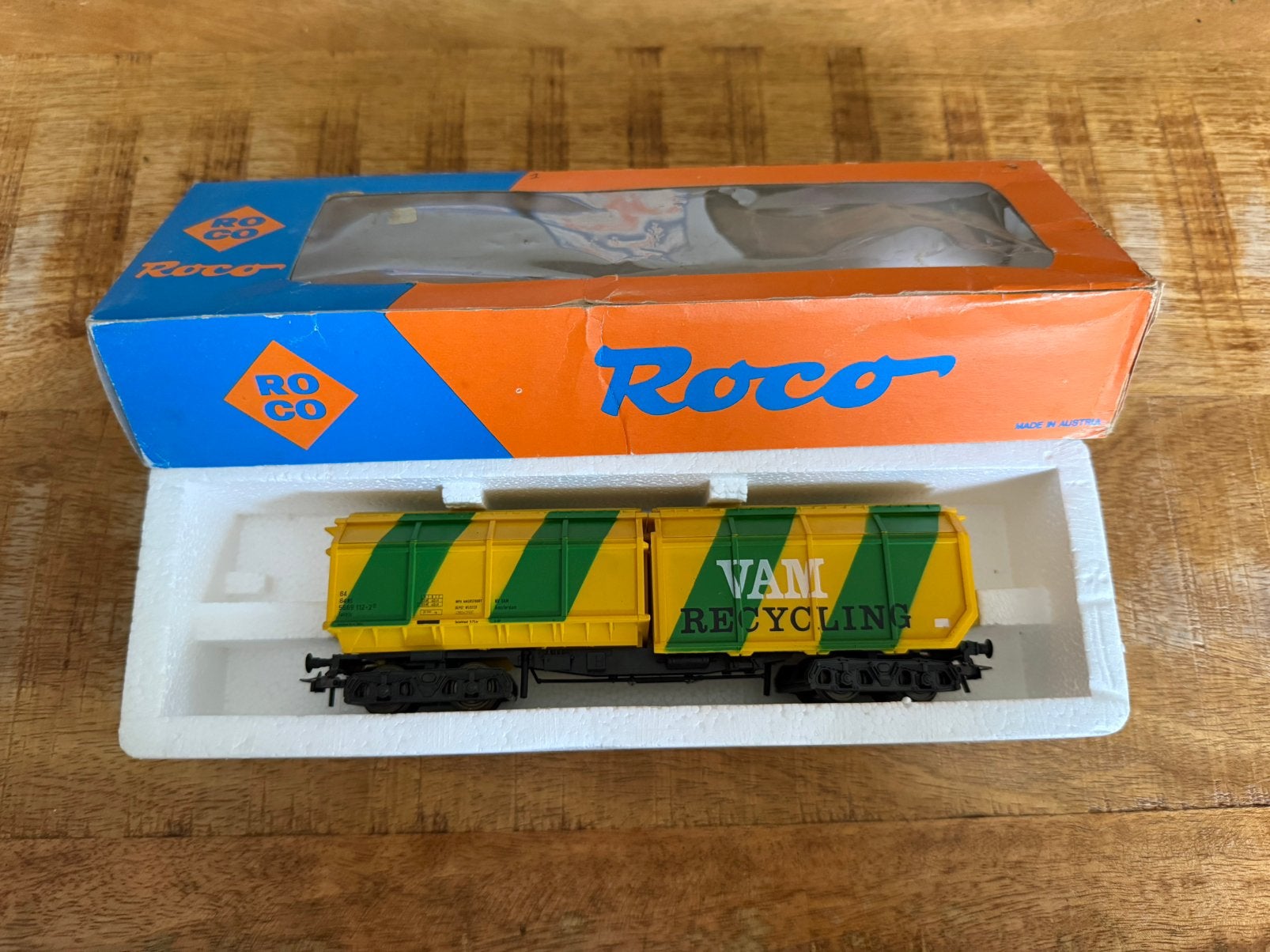 Roco 46228 VAM NS recycling nette staat in Ovp HO spoor, Gelijkstroom, Wagon, Ophalen of Verzenden, Roco
