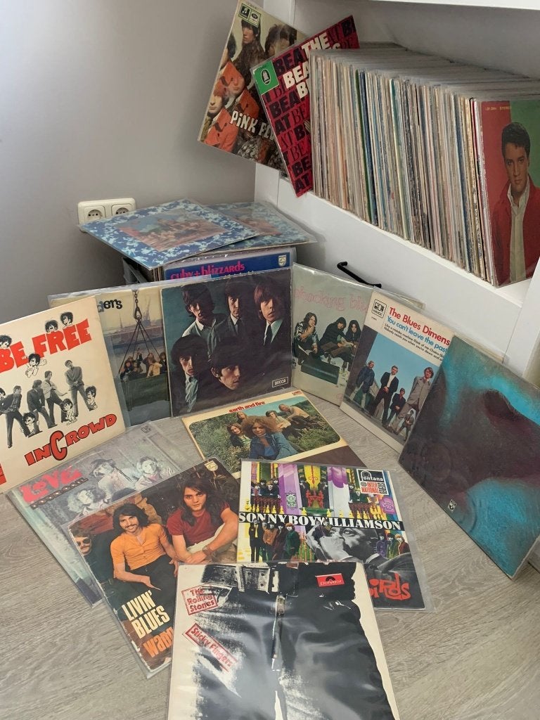 Beatles, Stones, Elvis, 60's 70's nederbeat, Ophalen, Gebruikt, Originele persing, 12 inch