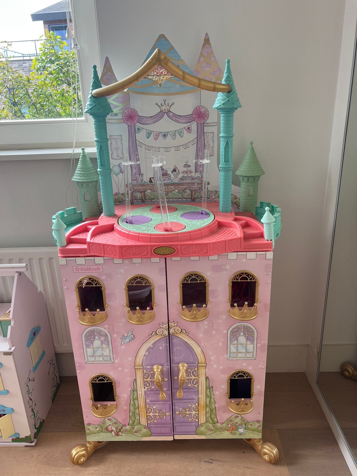 KidKraft Disney Princess Royal Celebration Poppenhuis, Ophalen, Zo goed als nieuw, Poppenhuis