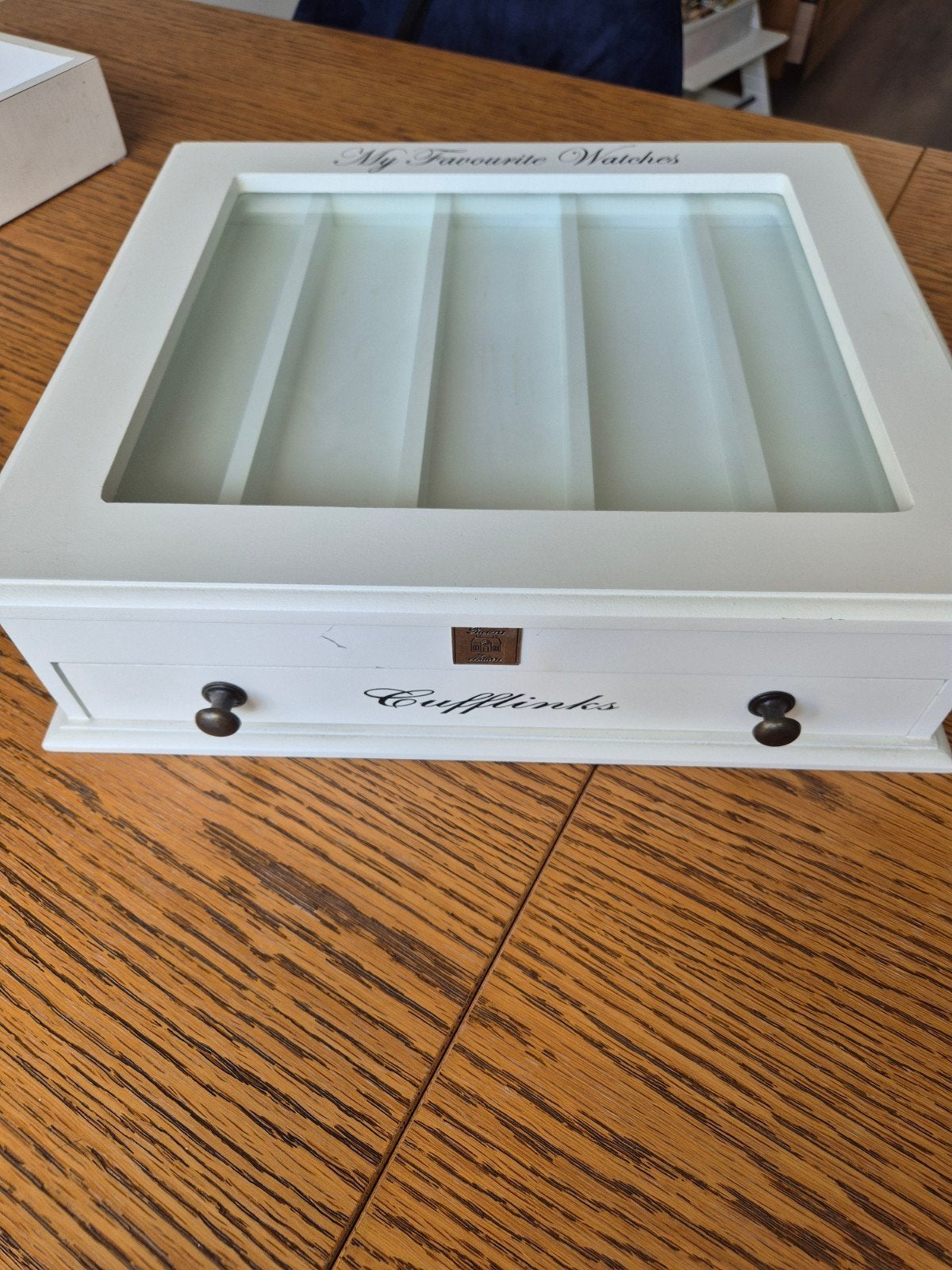 Riviera Maison horloge- en manchetknopenbox, Ophalen of Verzenden, Zo goed als nieuw