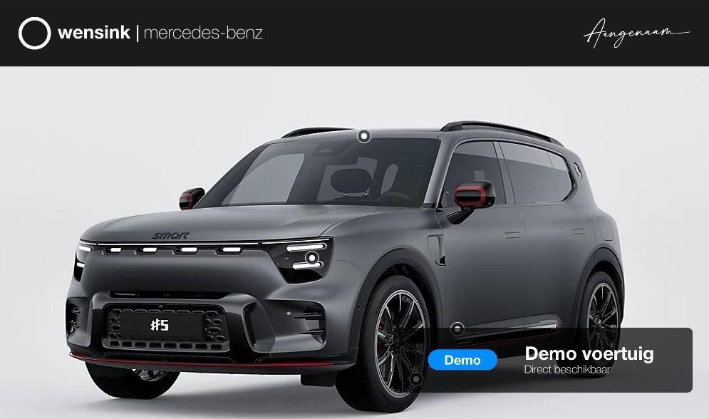 smart #5 Brabus 100 kWh | 646 PK! | Drive Pilot | Stuurwiel-, Auto's, Automaat, Dealer onderhouden, Origineel Nederlands, Vierwielaandrijving