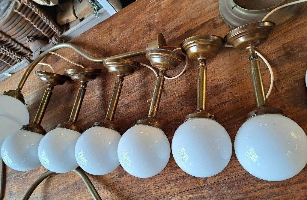 Café bar of Engelse pub lampen 40 cm lang en 15 cm doorsnee, Ophalen