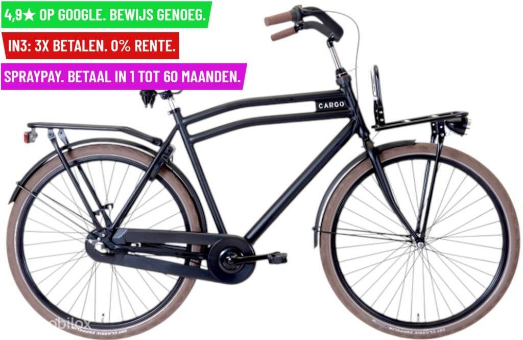 Avalon Cargo/53 cm/Black matt/F625, Overige merken, Nieuw, Facebikenl@gmail.com, 53 tot 57 cm
