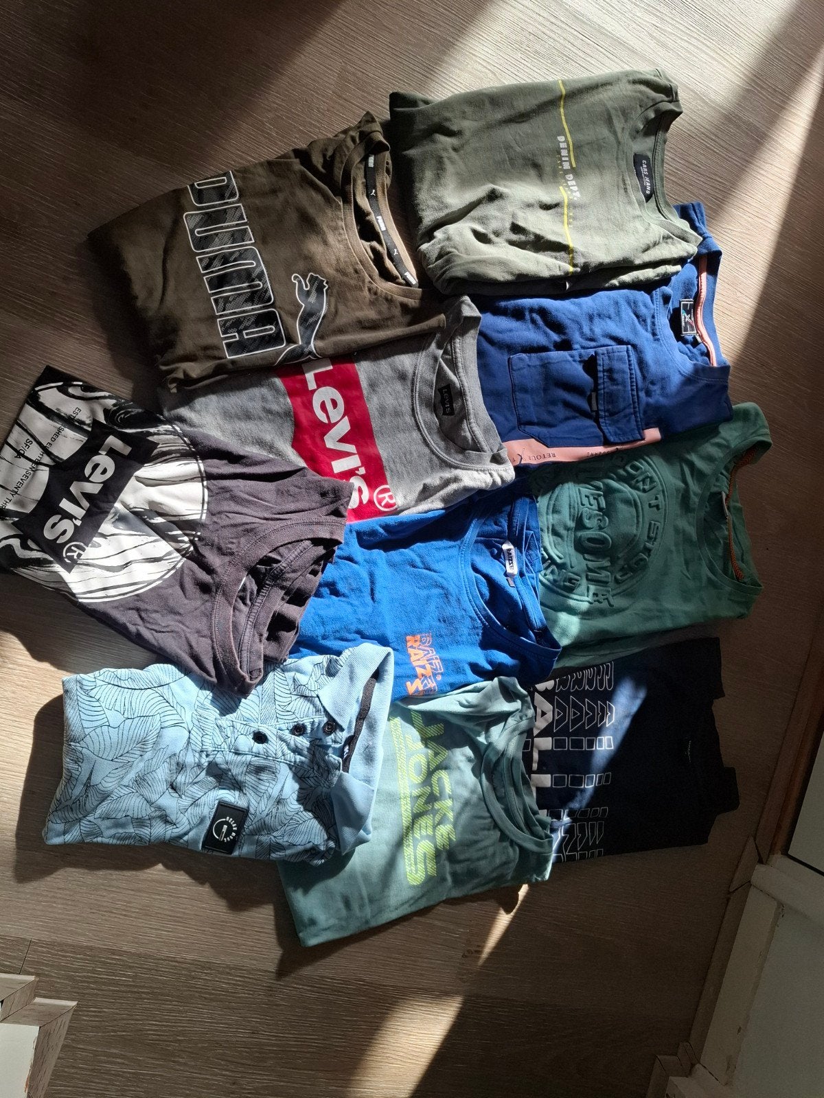10 jongens shirts, Gebruikt, Ophalen of Verzenden, Shirt of Longsleeve, Levi's