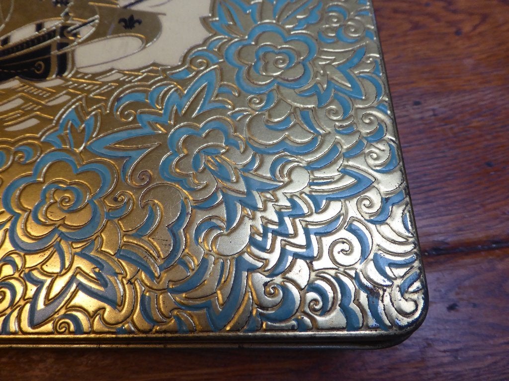 Art deco blikken doos, Ophalen of Verzenden, Zo goed als nieuw, Overige, Overige merken