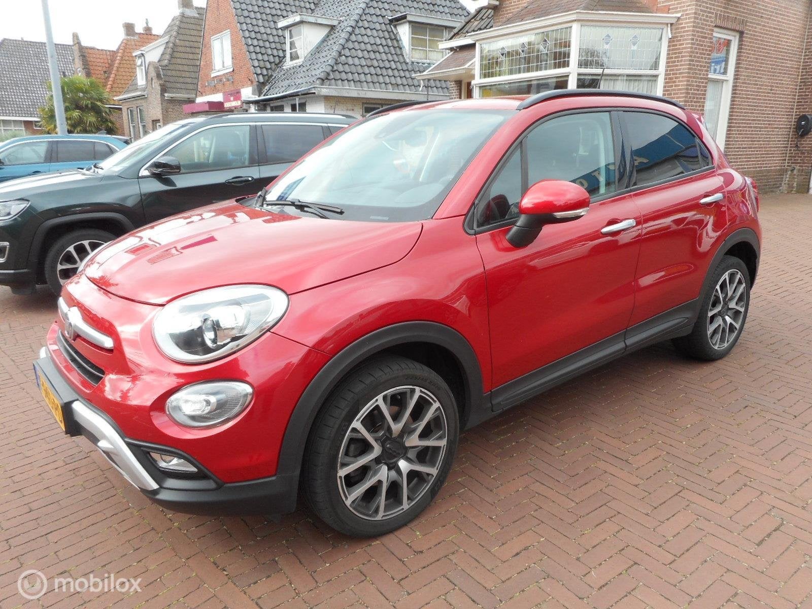 Fiat 500 X 1.4 Turbo MultiAir CrossPlus PARELMOER+LEER+XENON, Auto's, Fiat, 4 cilinders, 500X, Leder, 600 kg