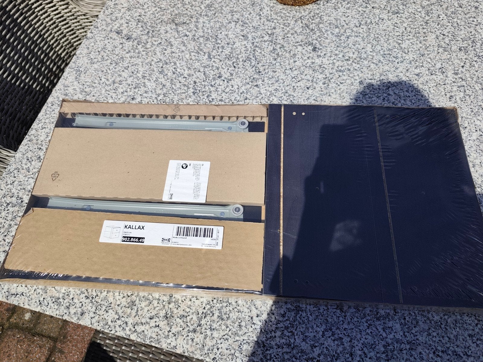 IKEA KALLAX lade-element, zwart, nieuw in verpakking, Ophalen, Nieuw