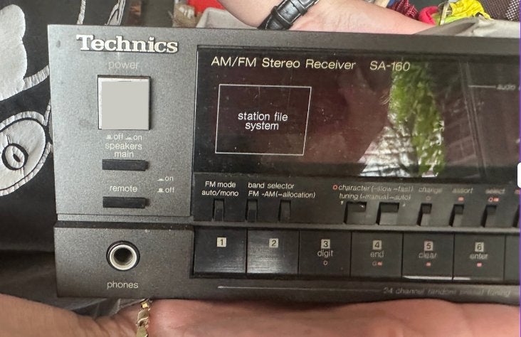 Technics tuner SA 160 vintage, Ophalen, Gebruikt