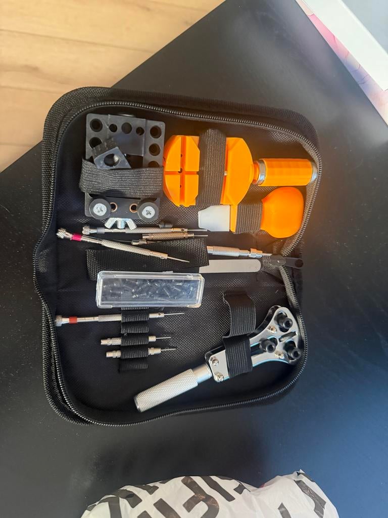 Horlogereparatieset - Complete set voor horlogemakers, Ophalen of Verzenden, Nieuw, Overige materialen, Overige merken