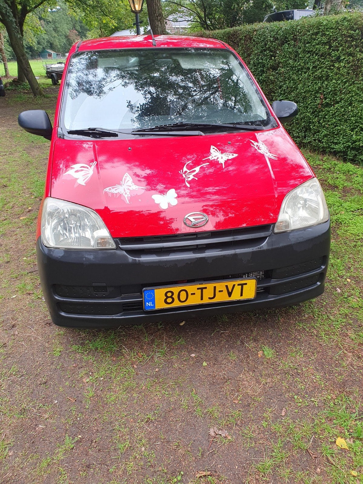 Daihatsu Cuore 1.0 Osaka 3D 2006 Rood, Auto's, Voorwielaandrijving, 600 kg, 18 €/maand, Cuore