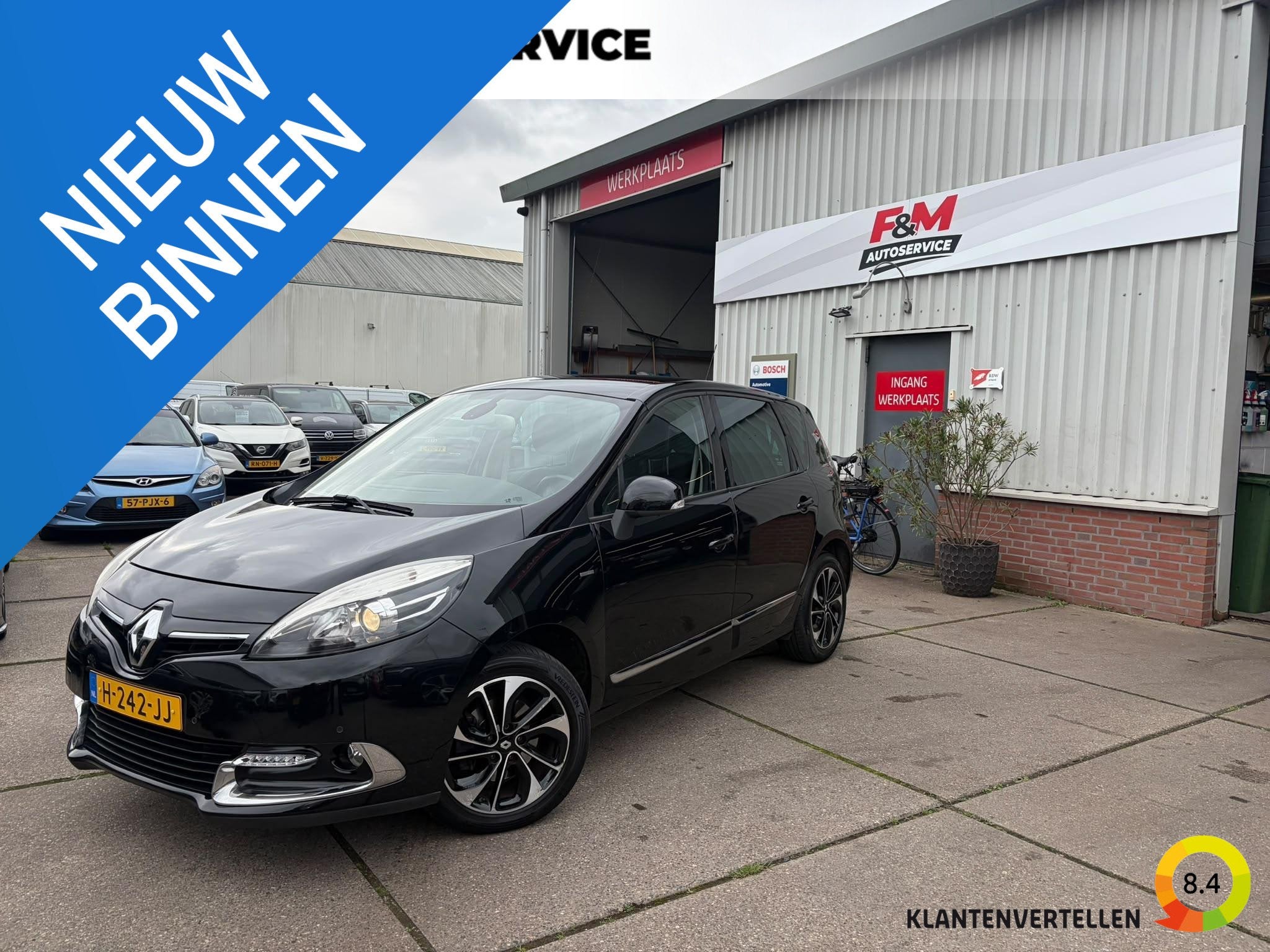 Renault Scénic 1.2 TCe Bose Clima, cruise, camera, trekhaak, Voorwielaandrijving, Gebruikt, 4 cilinders, Verwarmde buitenspiegels