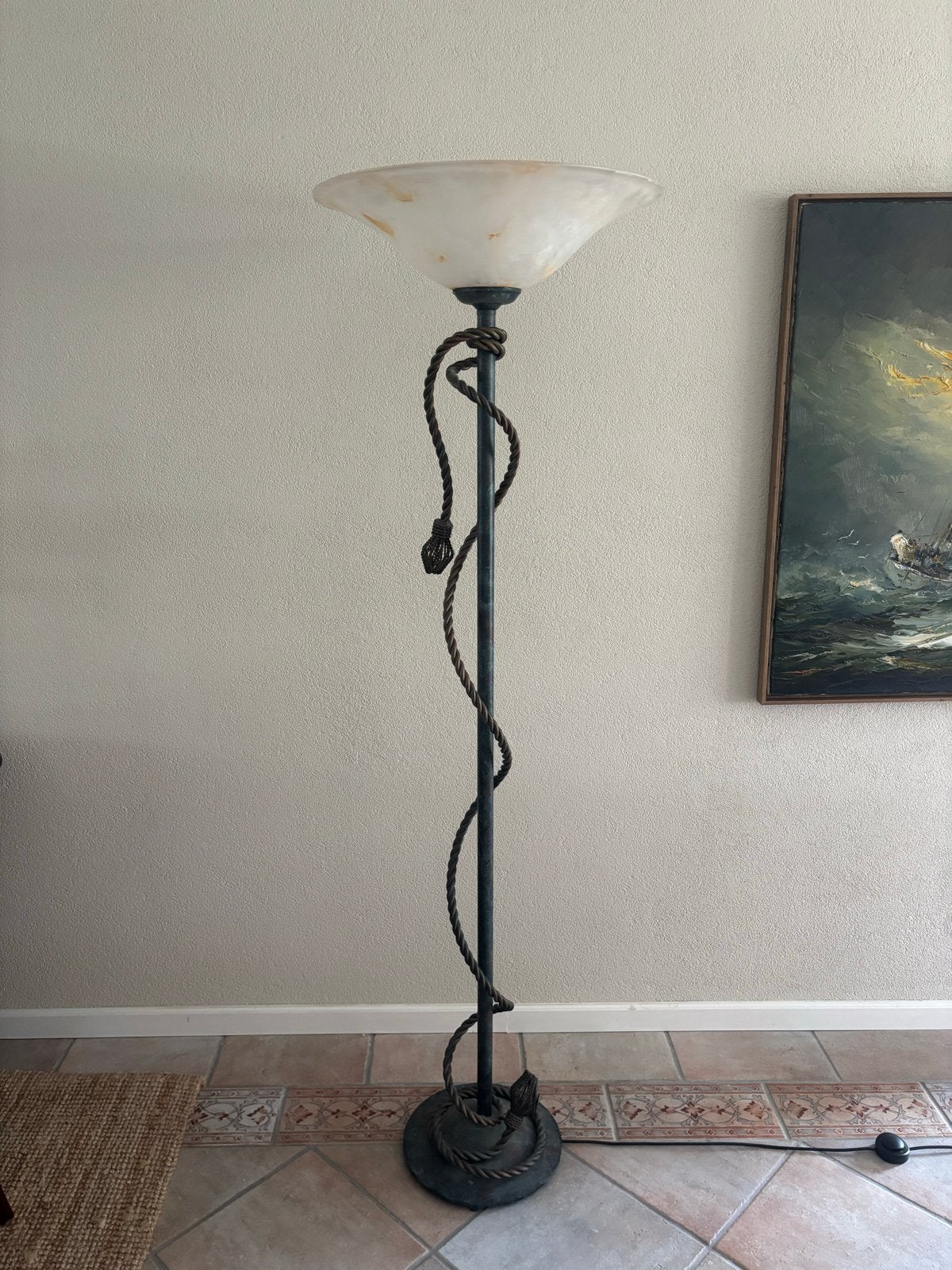 Vintage Italiaans Design Vloerlamp - Stijl Terzani Antinea, Ophalen, Zo goed als nieuw, Metaal, 150 tot 200 cm