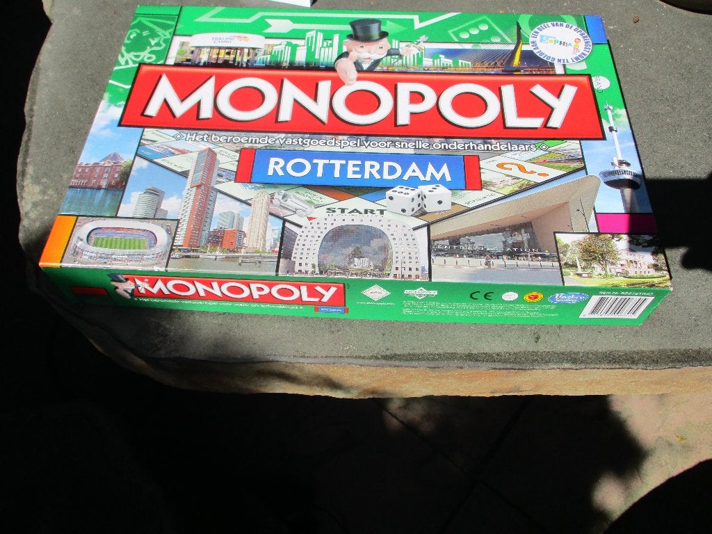 bordspel 2e editie Monopoly Rotterdam Monopolie, Een of twee spelers, Ophalen of Verzenden, Nieuw, Monopoly