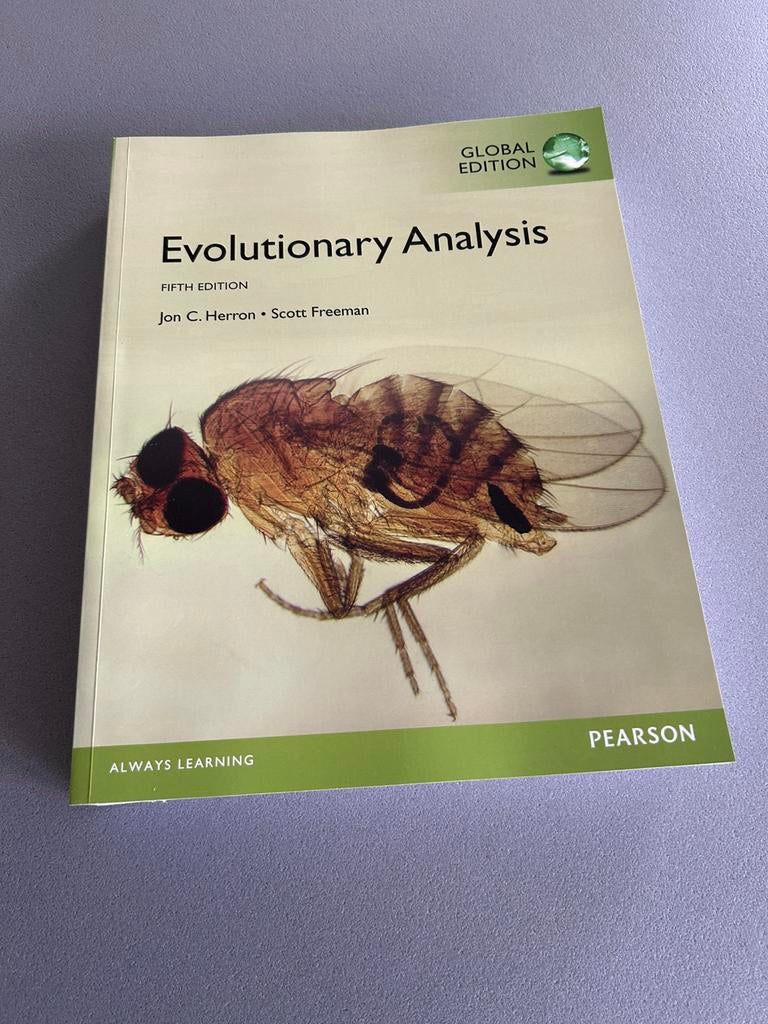 Studieboek Evolutionary Analysis, Boeken, Verzenden, Beta, Zo goed als nieuw, WO