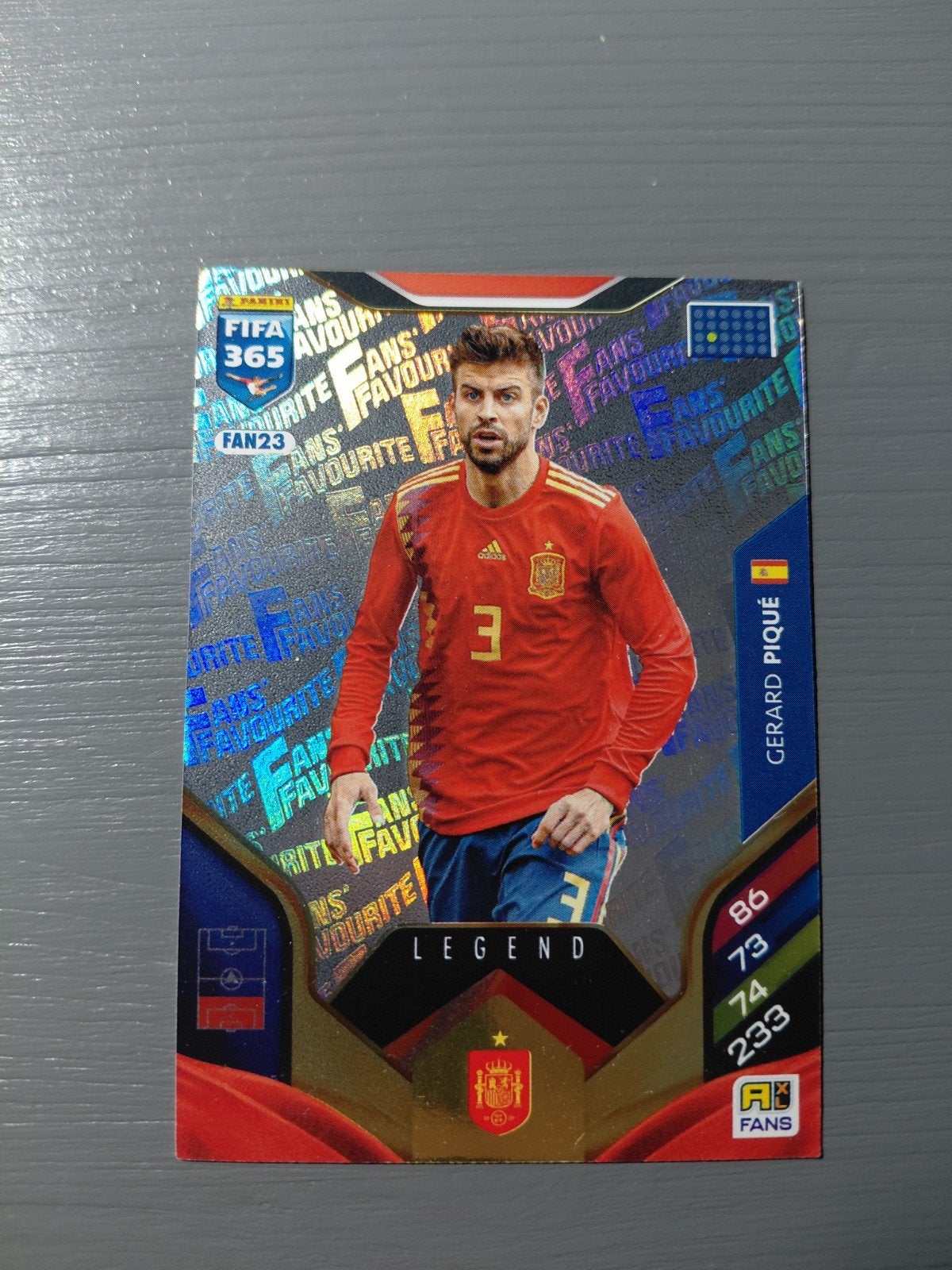 gerard pique (spanje) legend panini, Ophalen of Verzenden, Nieuw, Buitenlandse clubs, Poster, Plaatje of Sticker