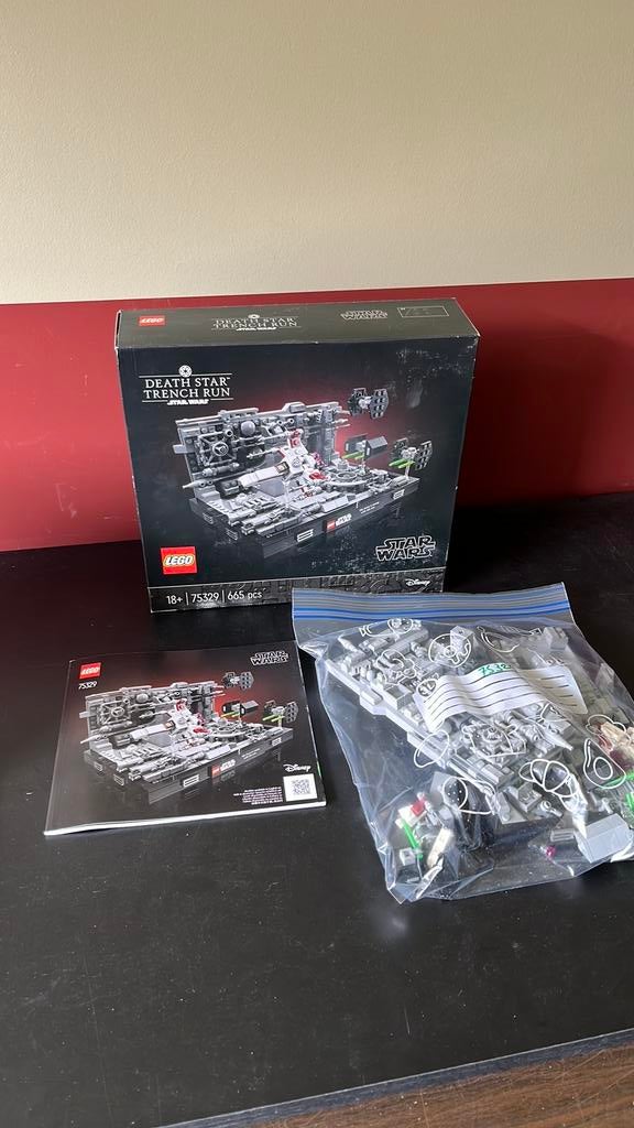 Lego Star Wars 75329 Death Star Trench Run diorama, Kinderen en Baby's, Speelgoed | Duplo en Lego, Ophalen, Zo goed als nieuw