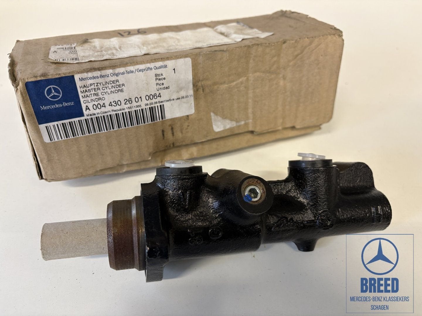 NOS hoofdremcilinder voor Mercedes-Benz R107 S123 W126, -, Nieuw, Ophalen of Verzenden, -
