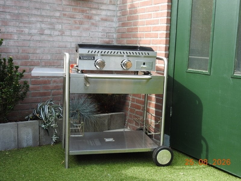 Tenneker bakplaat RVS, Ophalen, Gebruikt