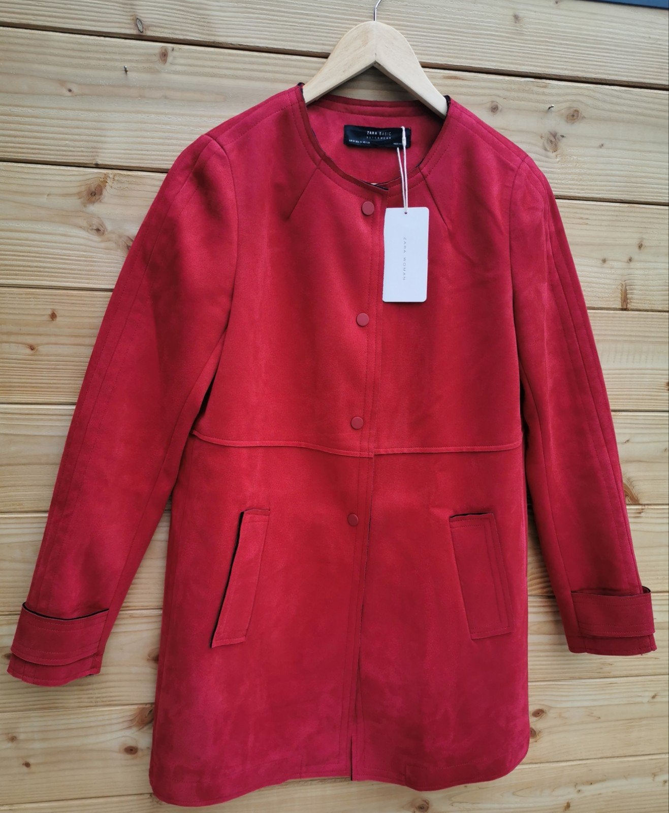 ZARA suèdelook jas mt. M, Maat 38/40 (M), Verzenden, Zara, Nieuw