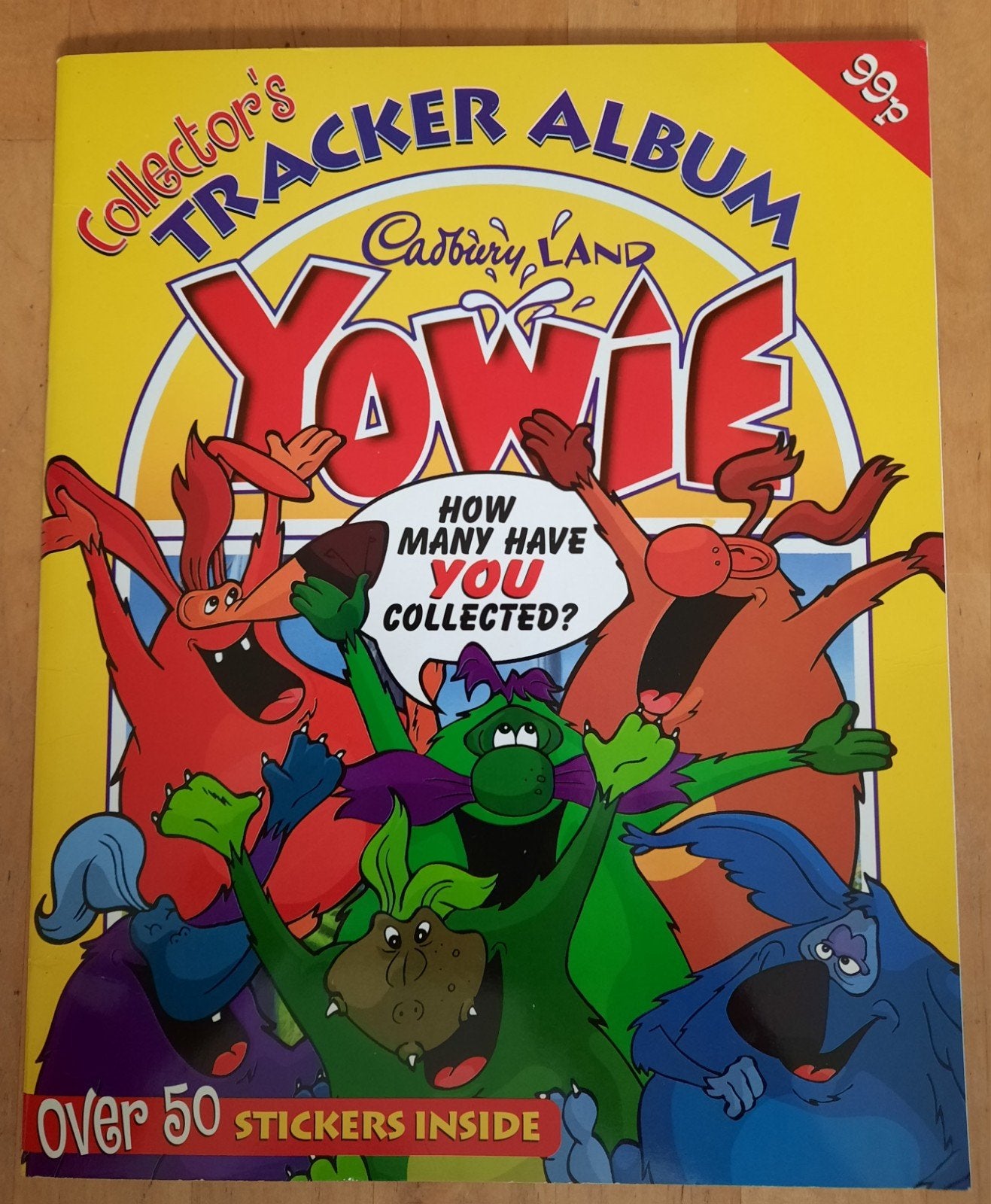 Yowie Collector's Tracker Album Cadbury Land, Ophalen of Verzenden