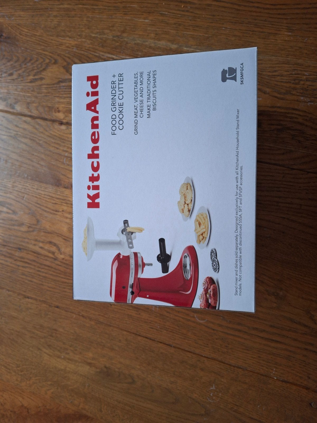 KitchenAid Gehaktmolen en Koekjesmes Opzetstuk (Nieuw), Overige typen, Kunststof, Nieuw, Ophalen of Verzenden