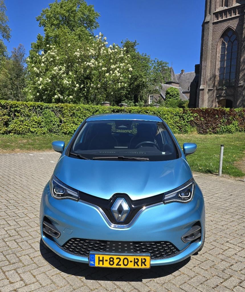 Renault ZOE R135, 52kWh, Edition One (duurste uitvoering), Auto's, Renault, 135 pk, Zwart, Blauw, 180 min