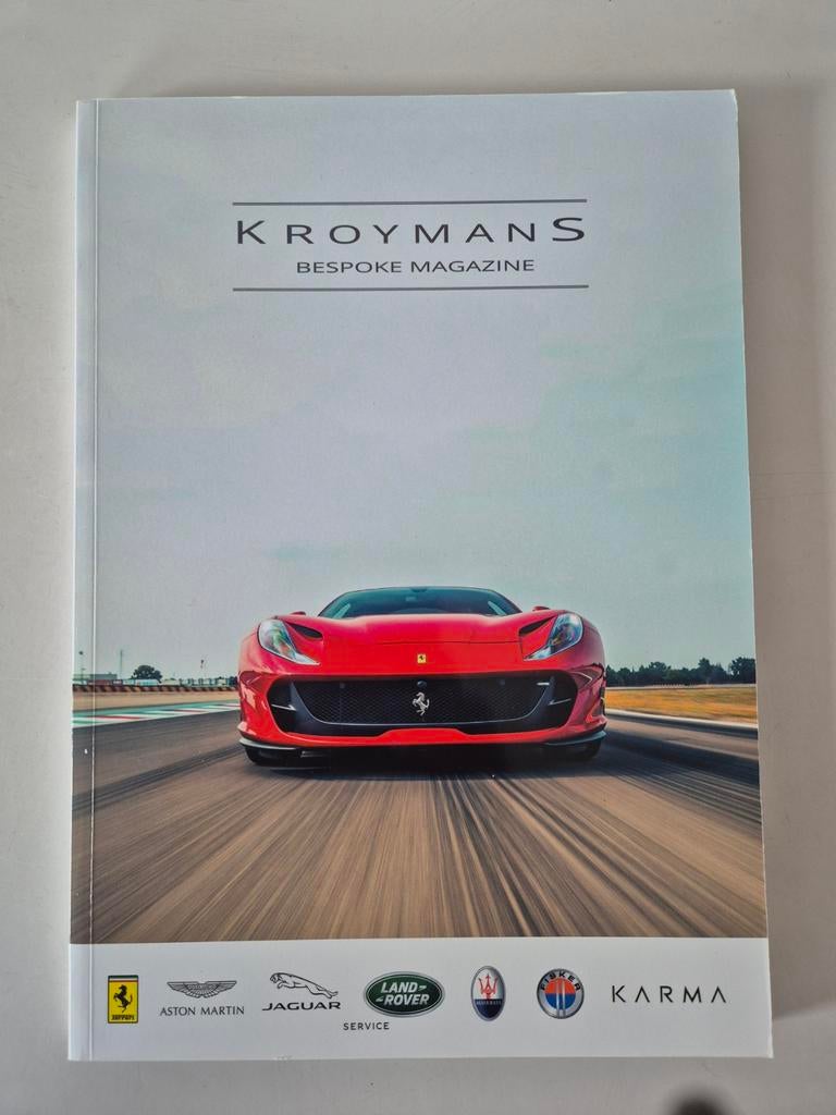 Kroymans Bespoke Magazine - Ferrari, Aston Martin, Jaguar, Ophalen of Verzenden, Zo goed als nieuw, Algemeen