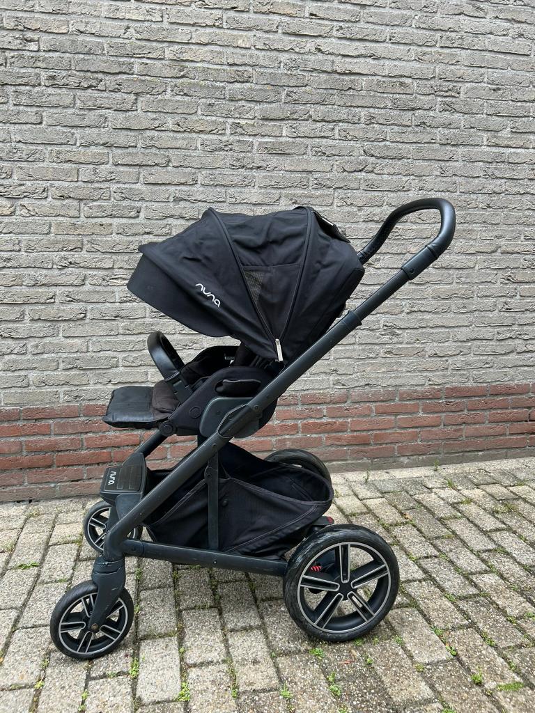 Nuna Mixx complete kinderwagen, Kinderen en Baby's, Gebruikt, Combiwagen, Verstelbare duwstang, Ophalen