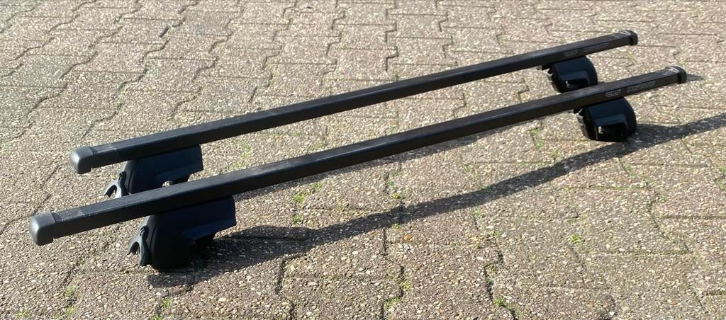 Montblanc dakdragers voor Skoda met open dakrail, Ophalen of Verzenden, Gebruikt