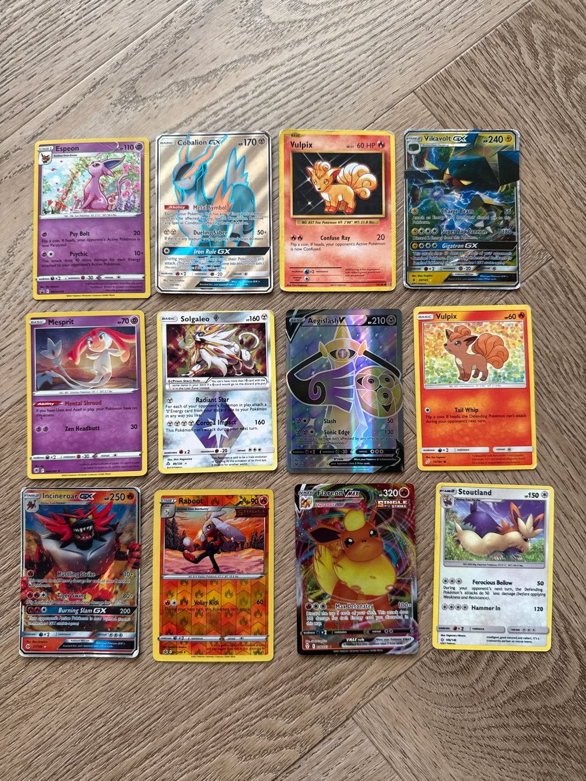 Diverse Pokémon Kaarten Collectie - GX, V, VMAX, Holo, Ophalen of Verzenden, Gebruikt, Meerdere kaarten, Foil