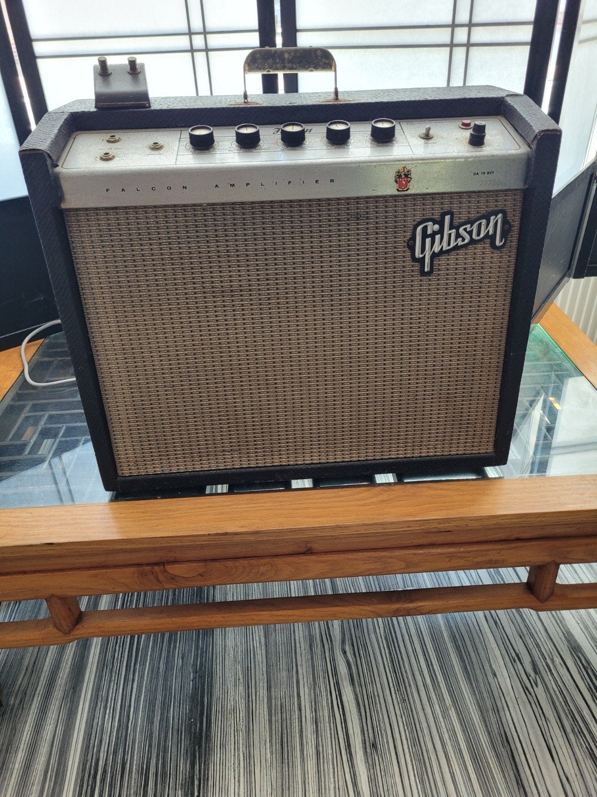 Vintage Gibson Falcon GA-19RVT buizenversterker, Muziek en Instrumenten, Ophalen, Gebruikt, Gitaar, Minder dan 50 watt