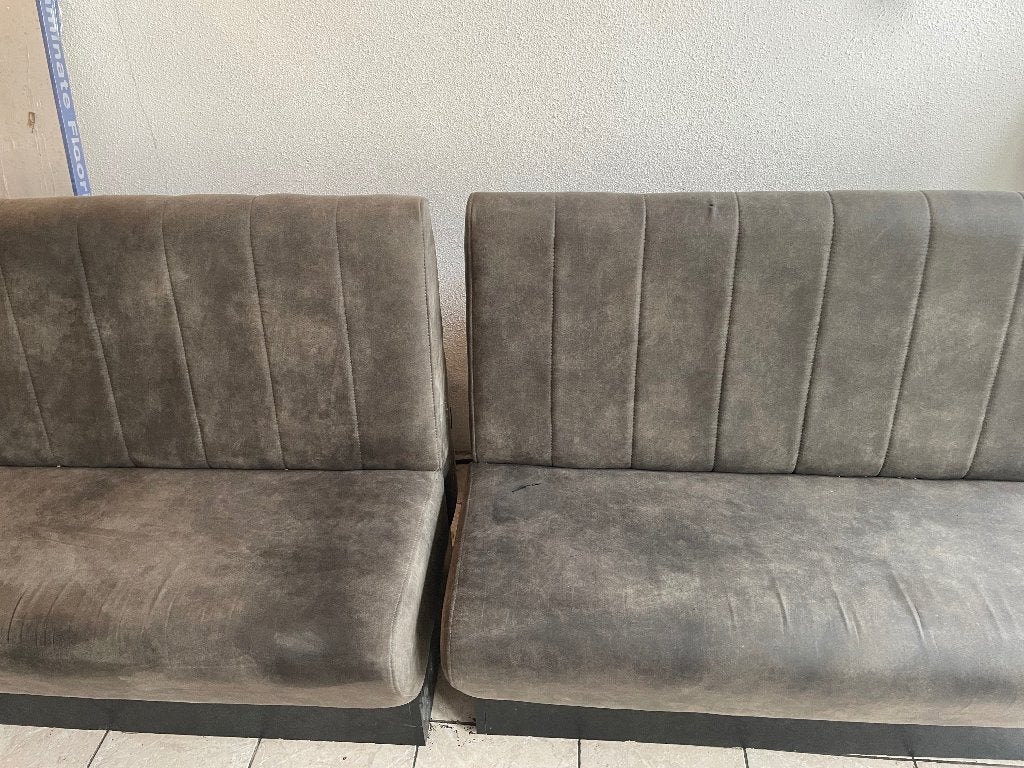 Bank lounge, Ophalen of Verzenden, Zo goed als nieuw, Rechte bank, Minder dan 150 cm