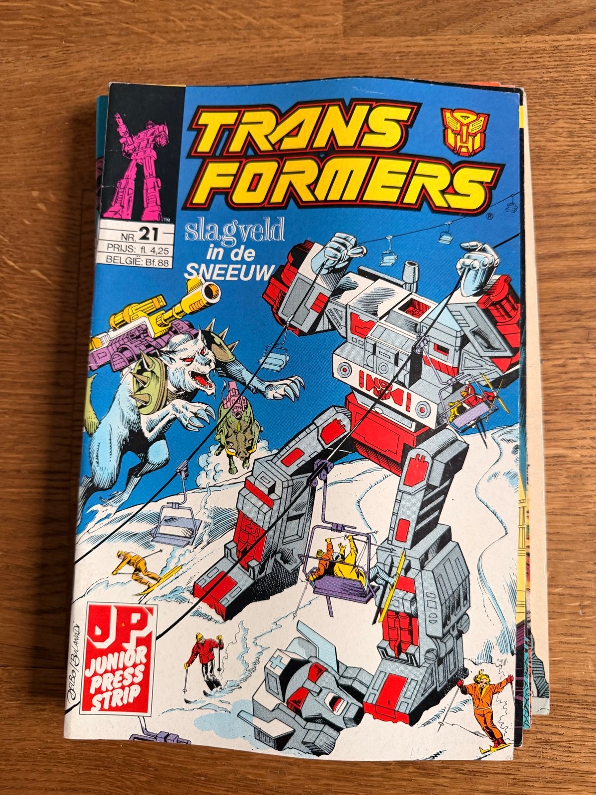 Transformers Junior Press Strips - Nrs. 4, 19, 21, G1, Verzenden, Zo goed als nieuw, Overige rassen