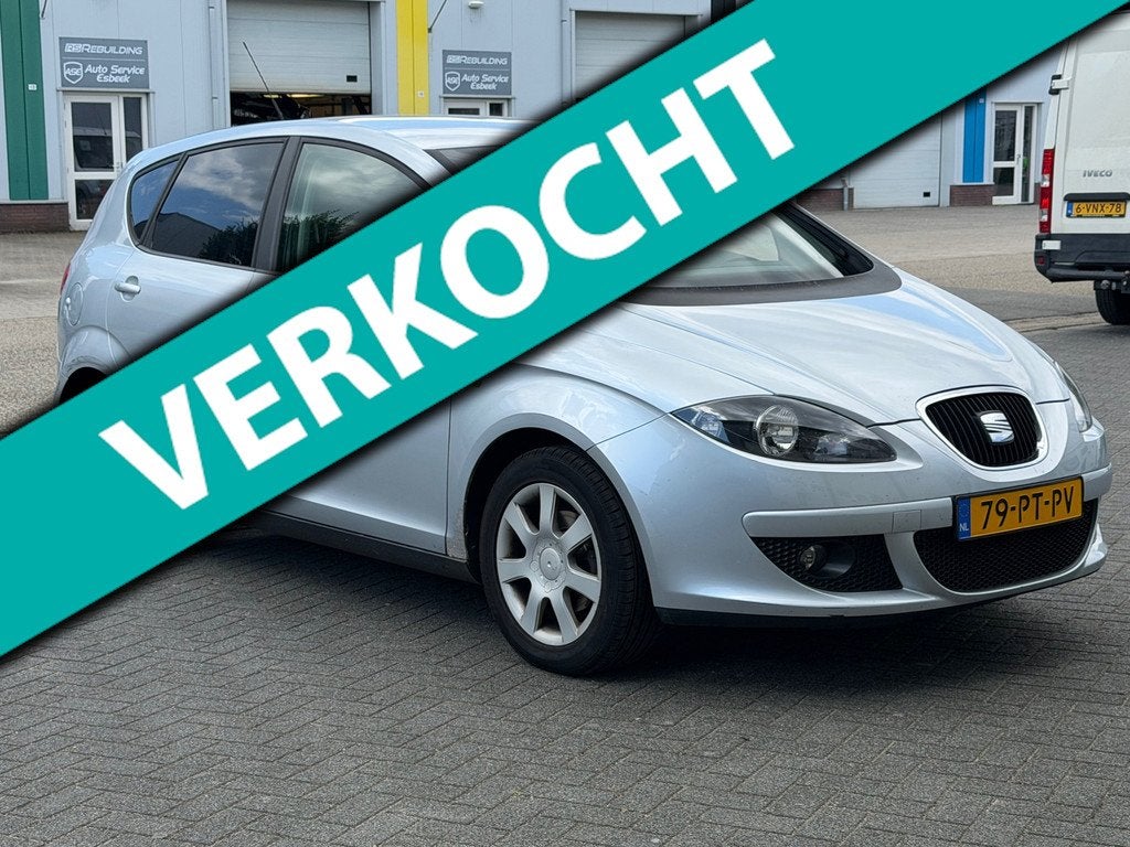 Seat Altea 1.6 Stylance MEENEEMPRIJS INRUILKOOPJE RIJDT EN S, 1295 kg, 4 cilinders, Euro 4, Zilver of Grijs
