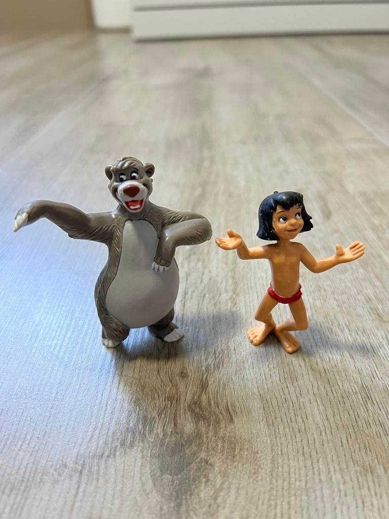 Mowgli en Balou junglebook poppetjes, Ophalen of Verzenden, Zo goed als nieuw
