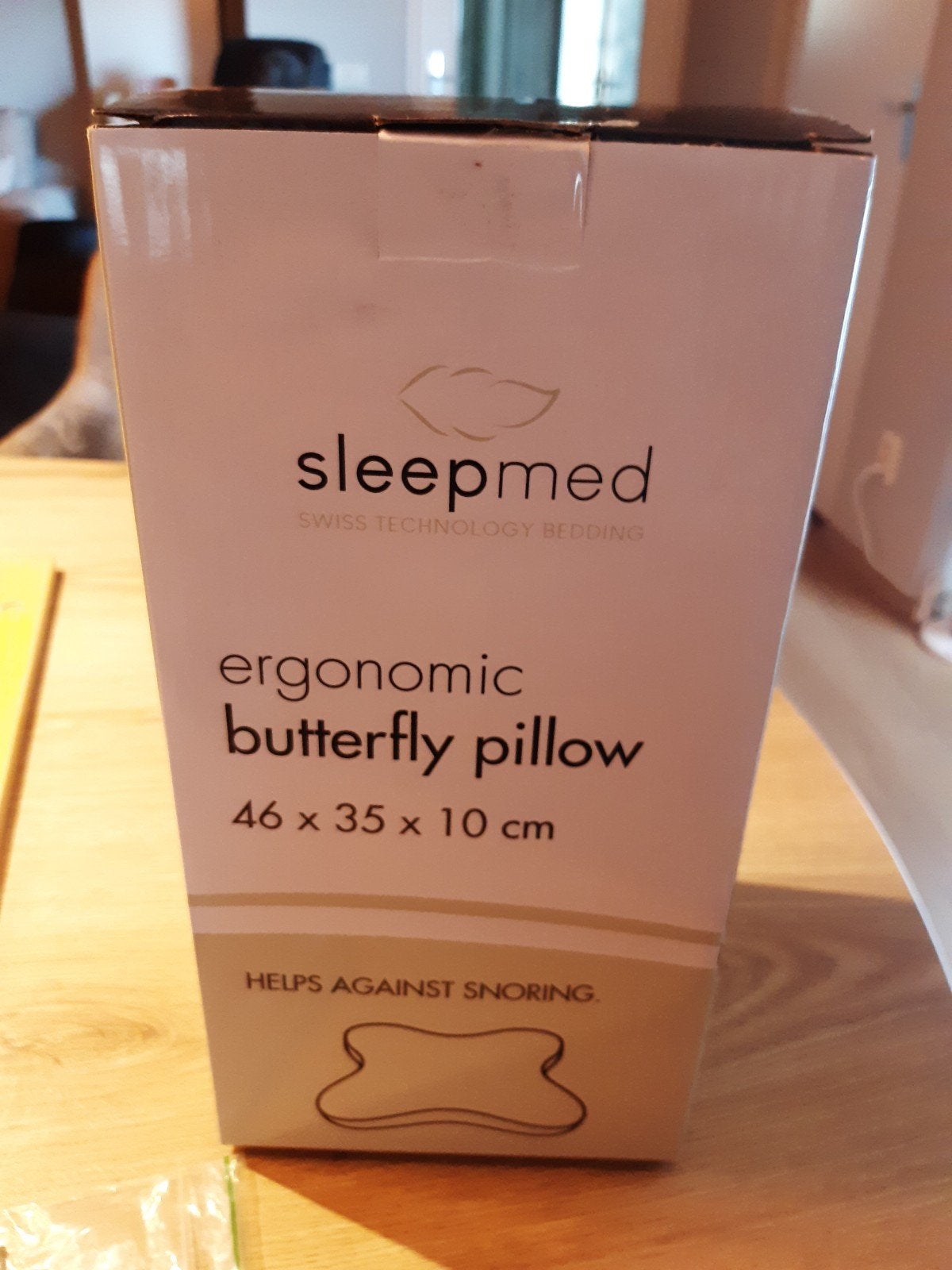Sleepmed Ergonomisch Vlinderkussen - Anti-snurk, Eenpersoons, Wit, Nieuw, Ophalen of Verzenden