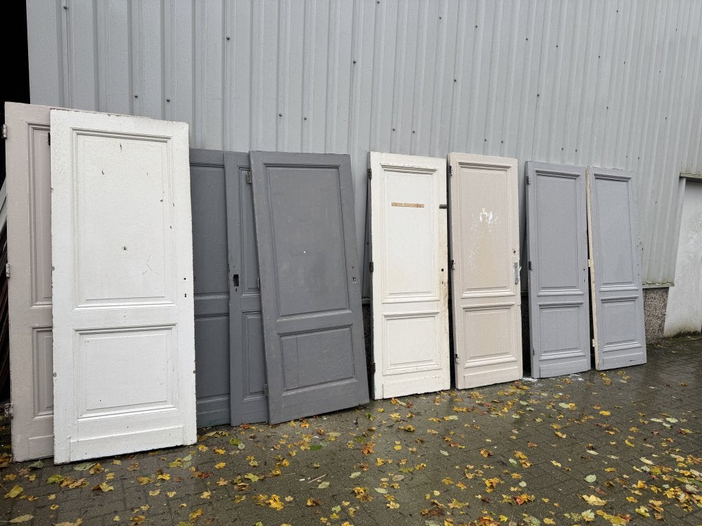 Prachtige set antieke paneeldeuren uit 1920 ( 9 stuks), Doe-het-zelf en Verbouw, Jurgen.hoogenboezem@gmail.com, 80 tot 100 cm