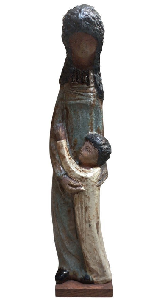 Vandeweghe sculptuur., Ophalen of Verzenden, Steen of Keramiek, 20 - 50 cm
