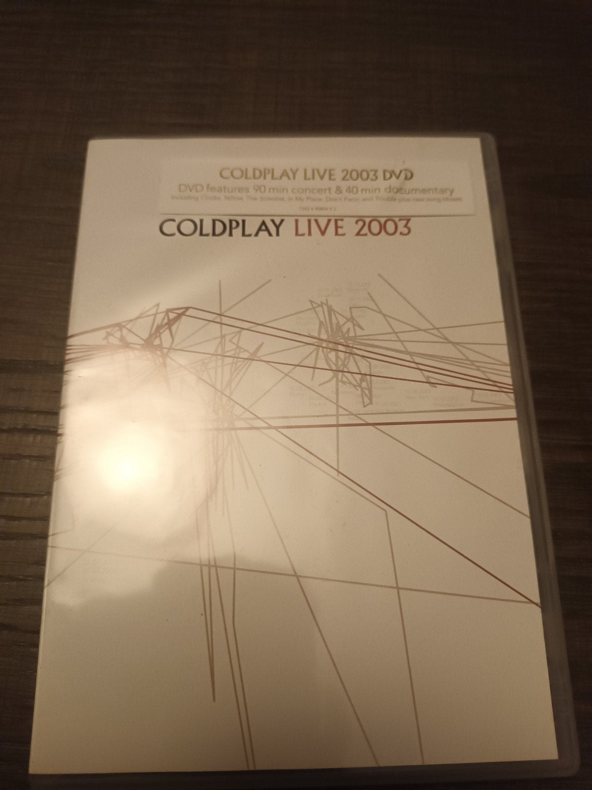 dvd Coldplay Live 2003, Alle leeftijden, Ophalen of Verzenden, Zo goed als nieuw